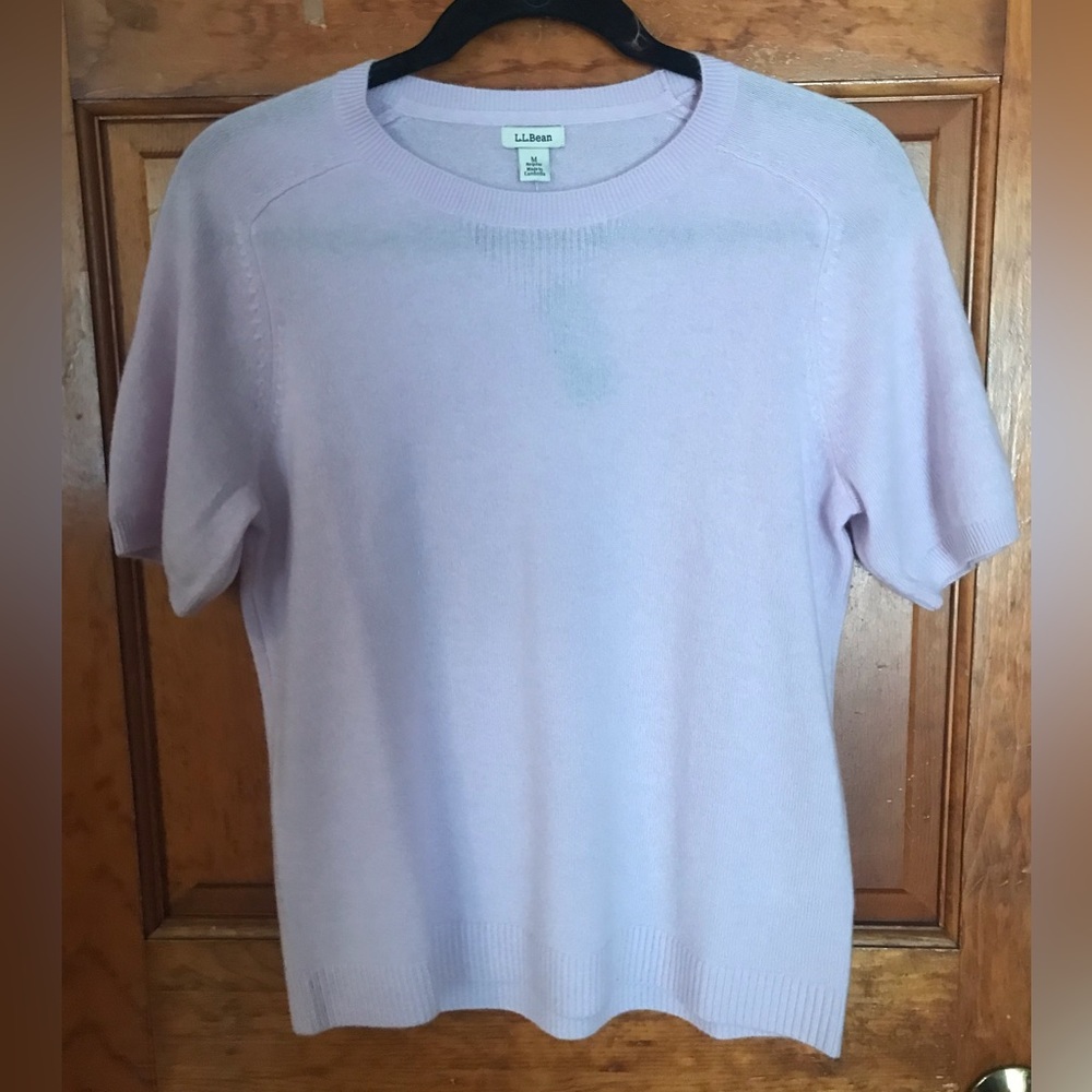 100% Cashmere Shortsleeved Sweater, Medium
